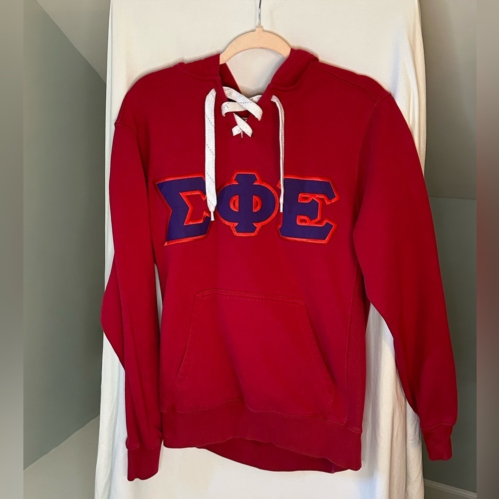 Unisex Greek Sigma Phi Epsilon Hoodie Size Small Sport-Tek